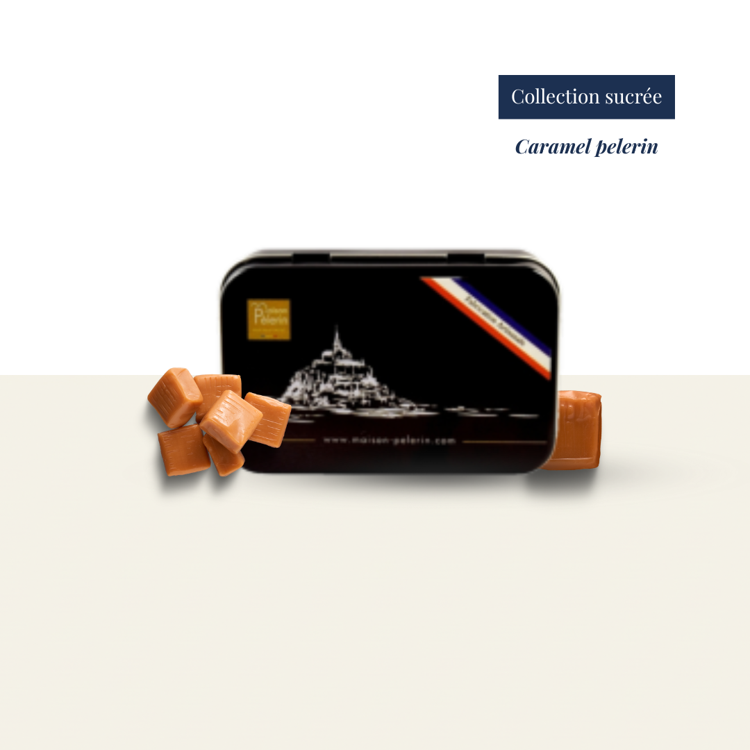 Caramels beurre salé sel Pèlerin France Gastronomie Livraison Touristes Paris cadeau artisanal France artisanal 