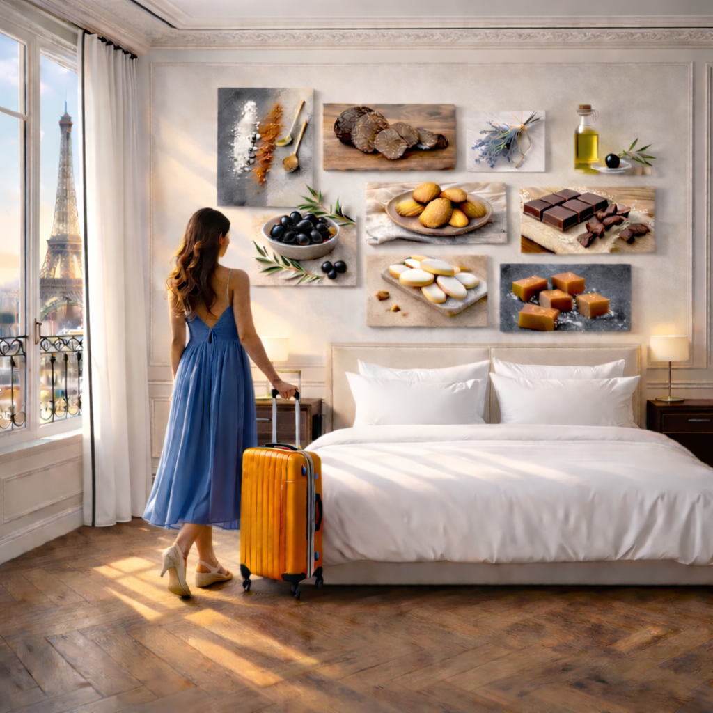 Touriste Paris Gastronomie Hôtel 5 étoiles Palace AirBnb Location conciergerie gastronomique